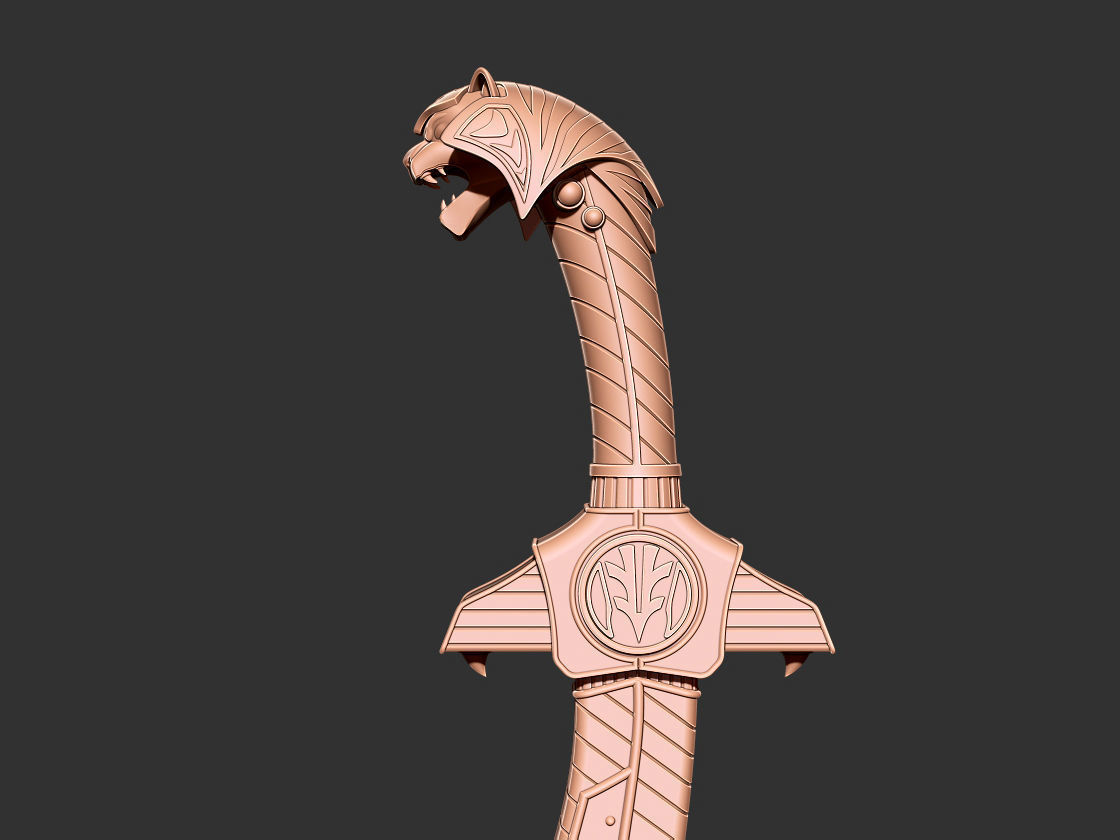 Power Rangers Saba Prop Power Rangers Saba Sword 3D print model by Prinhub | Download free STL ...