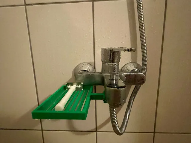Multi-purpose box inside the shower cabin
