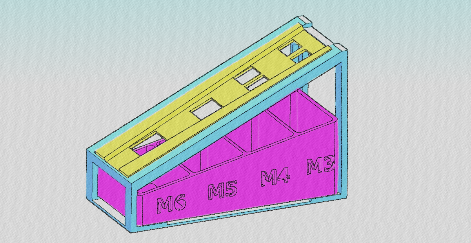 NUT SORTER by size (nuts, bearing elements, coins, ...) — miniatura 2