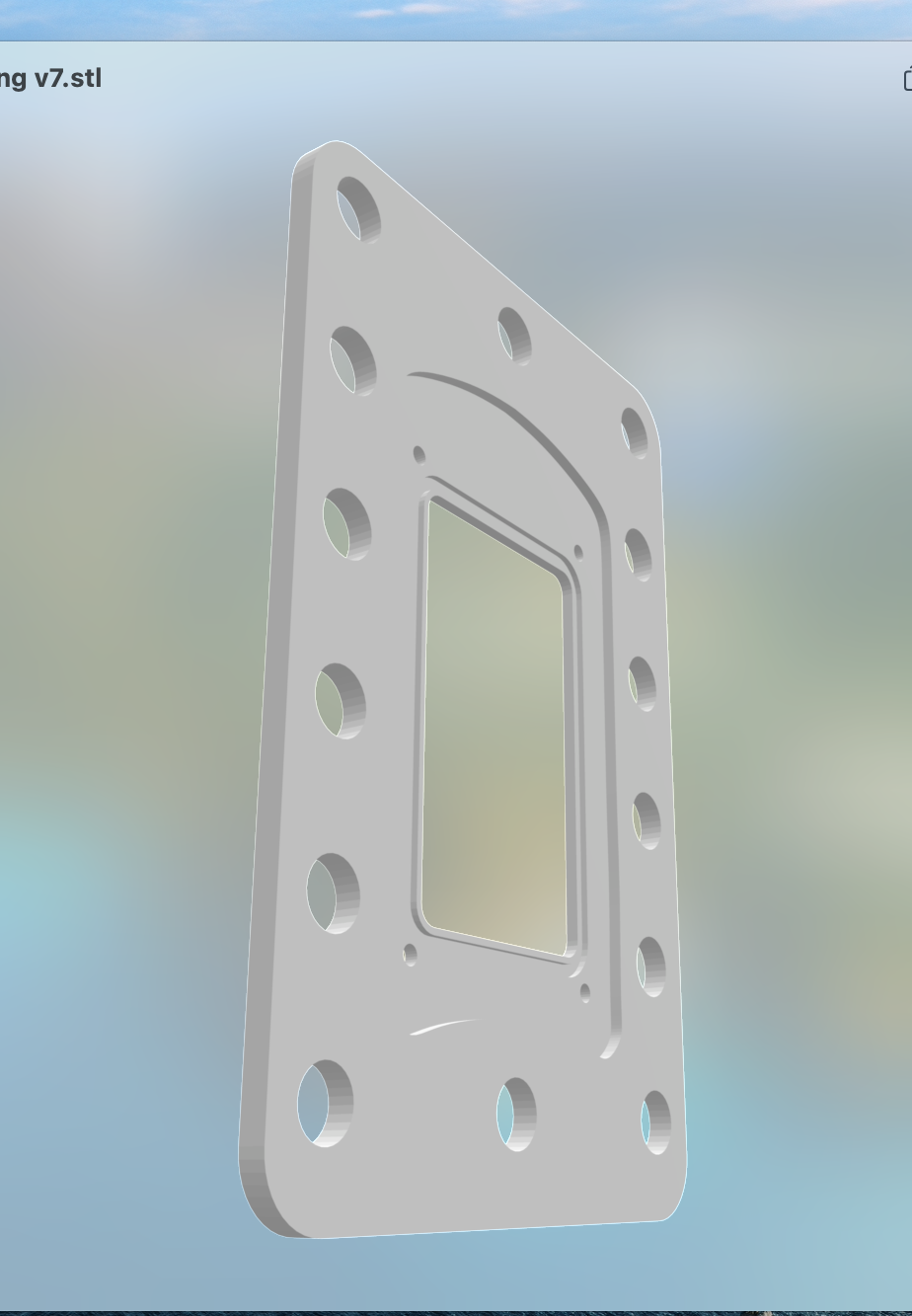 Efoil flange adapter