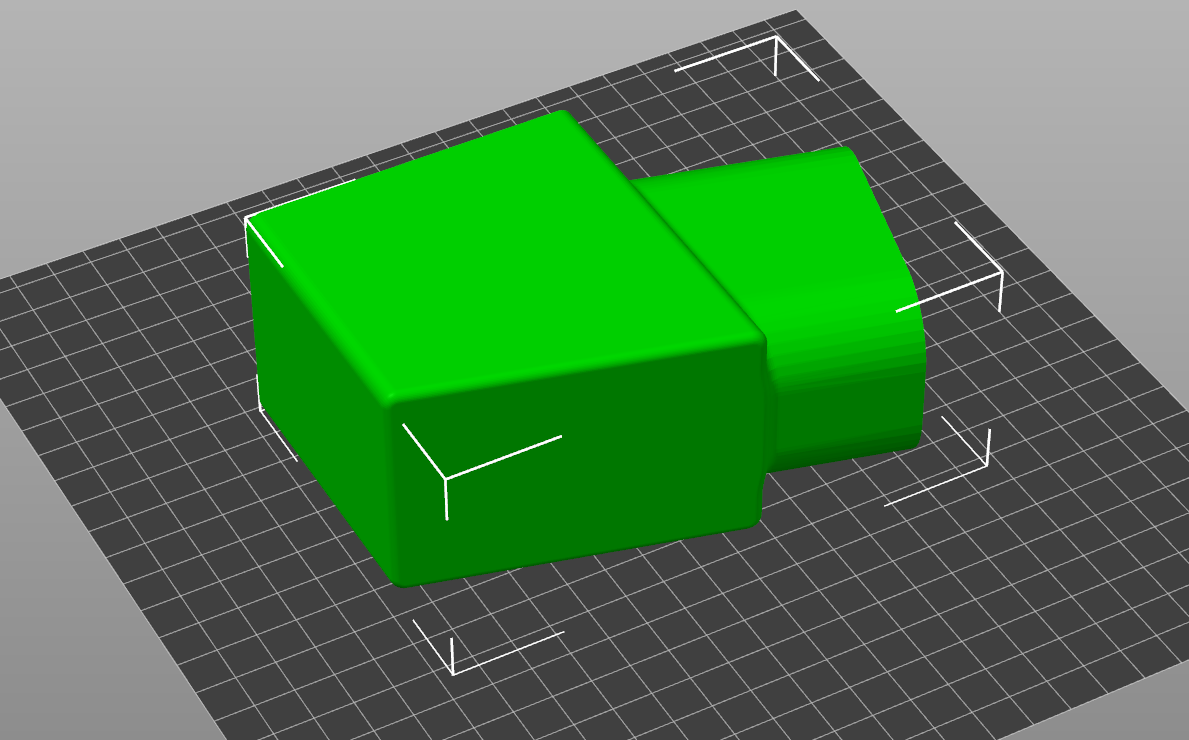 Downspout elbow B-style rectangular to rounded — thumbnail 3