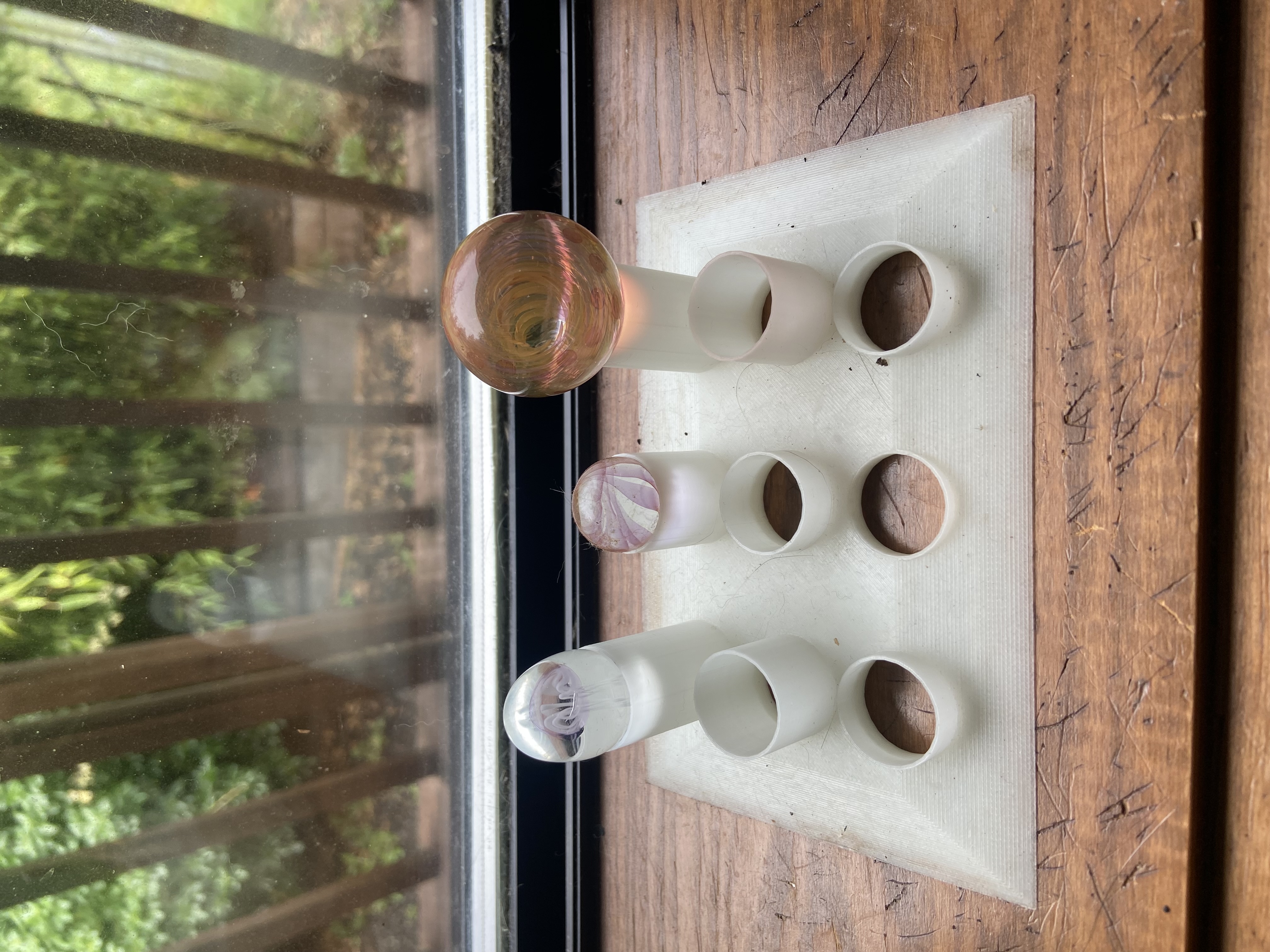 9 marble tiered stand