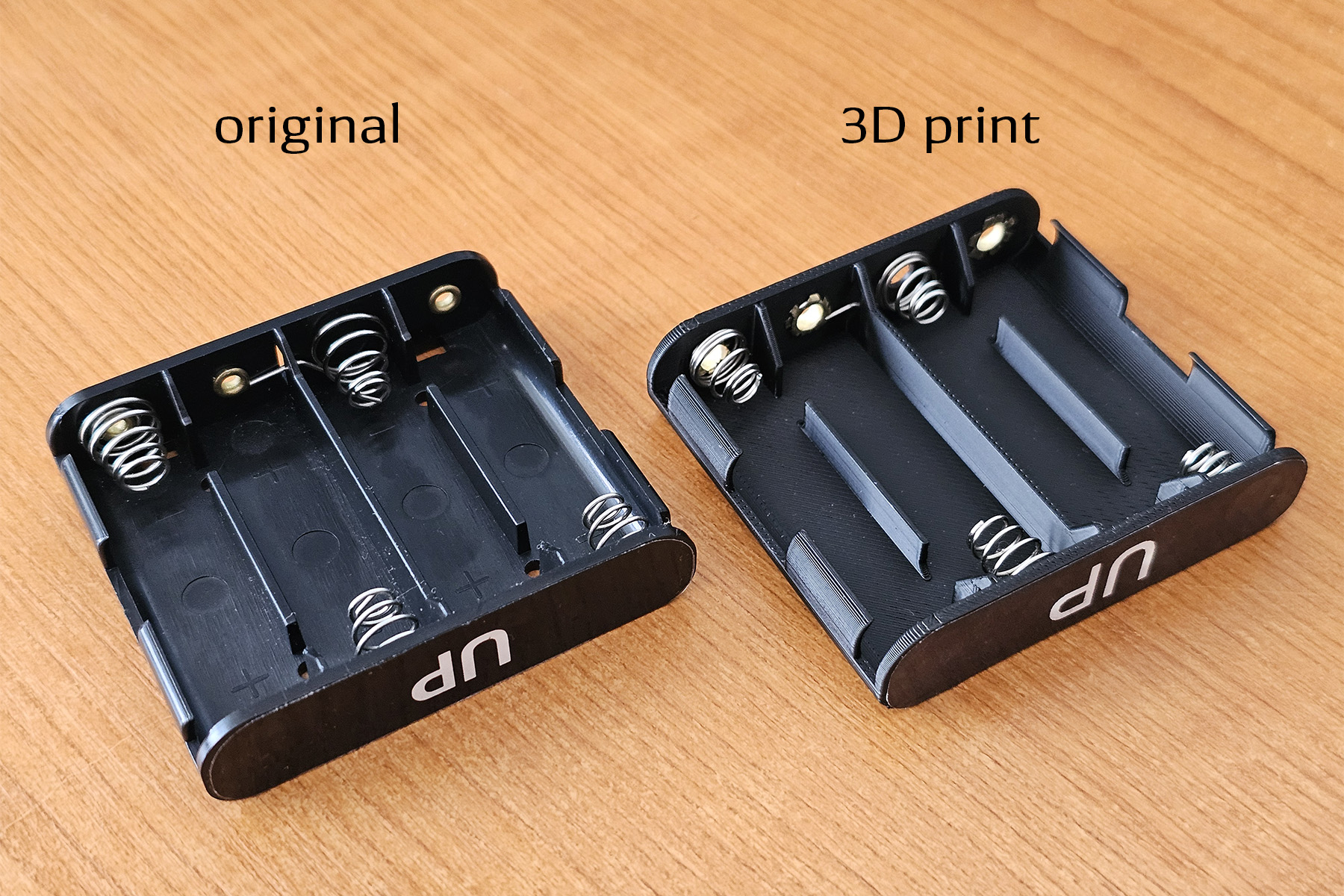 Battery holder replacement for SkyWatcher Adventurer GTI.