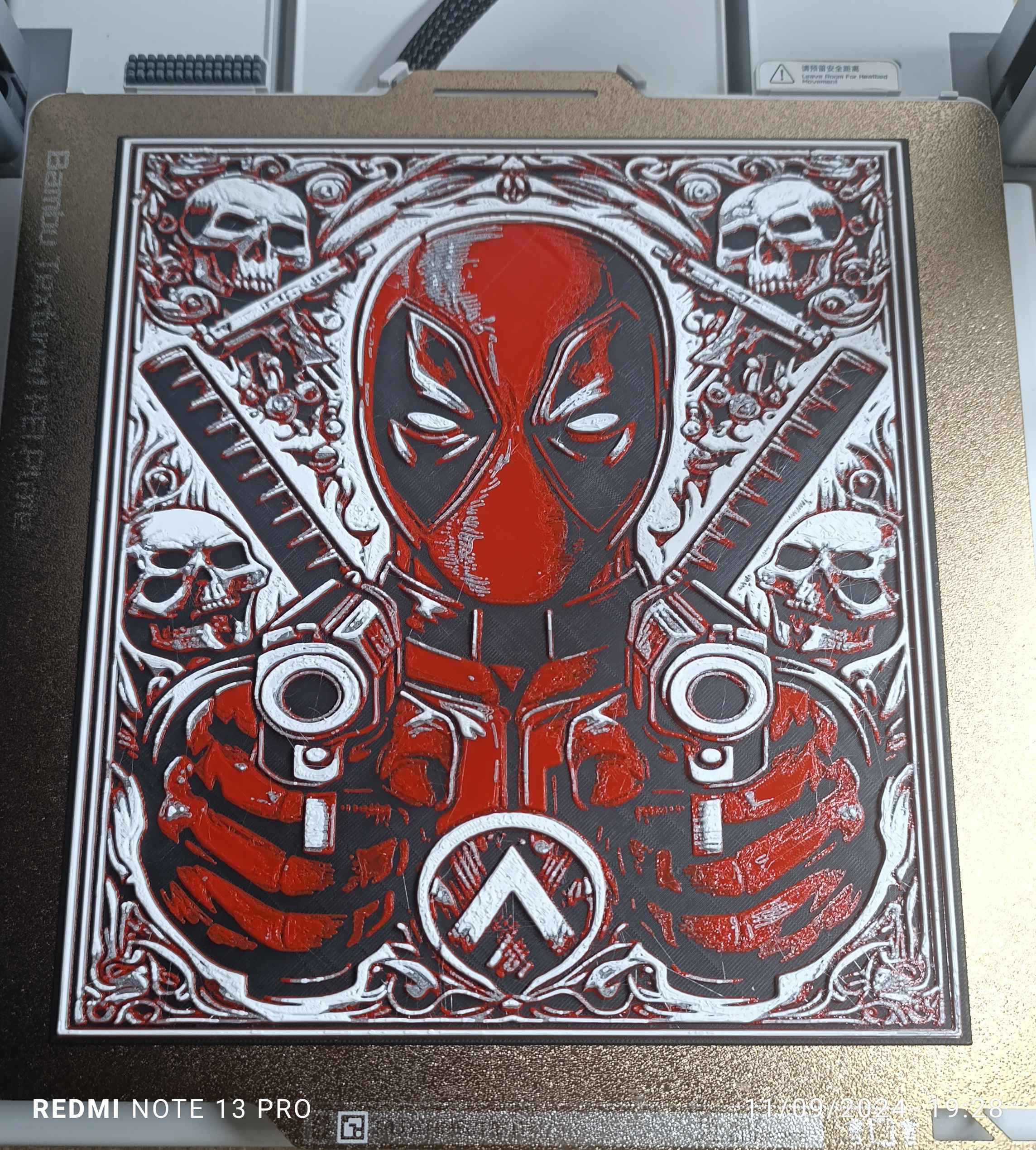 Miniatura 2 do modelo 3D deadpool hueforge