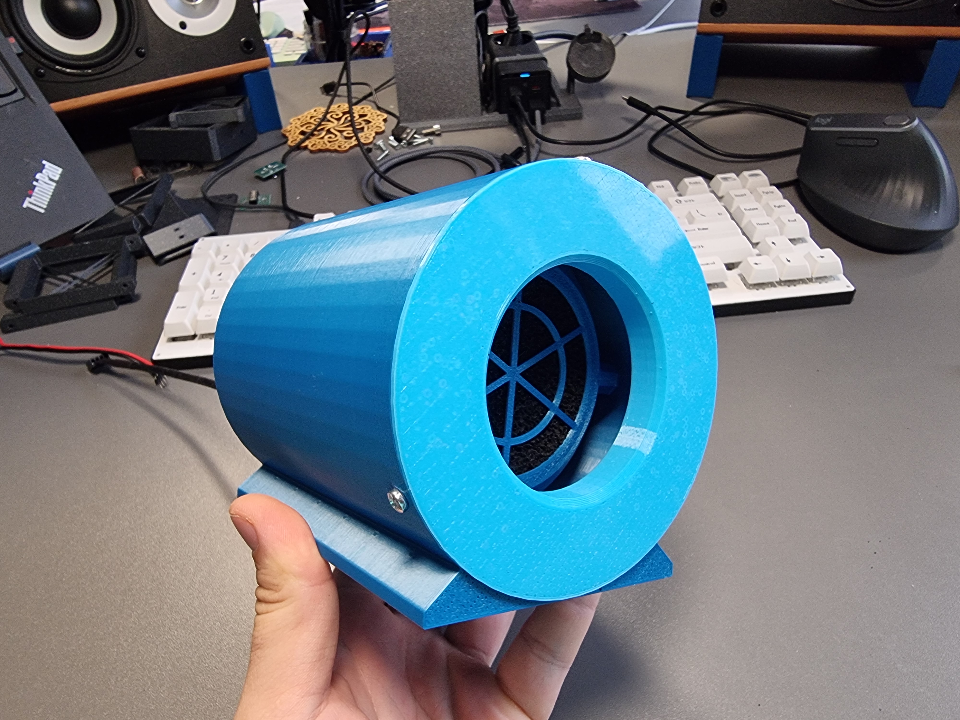 Mini air purifier V2 / soldering fume filter / technically not a fume extractor