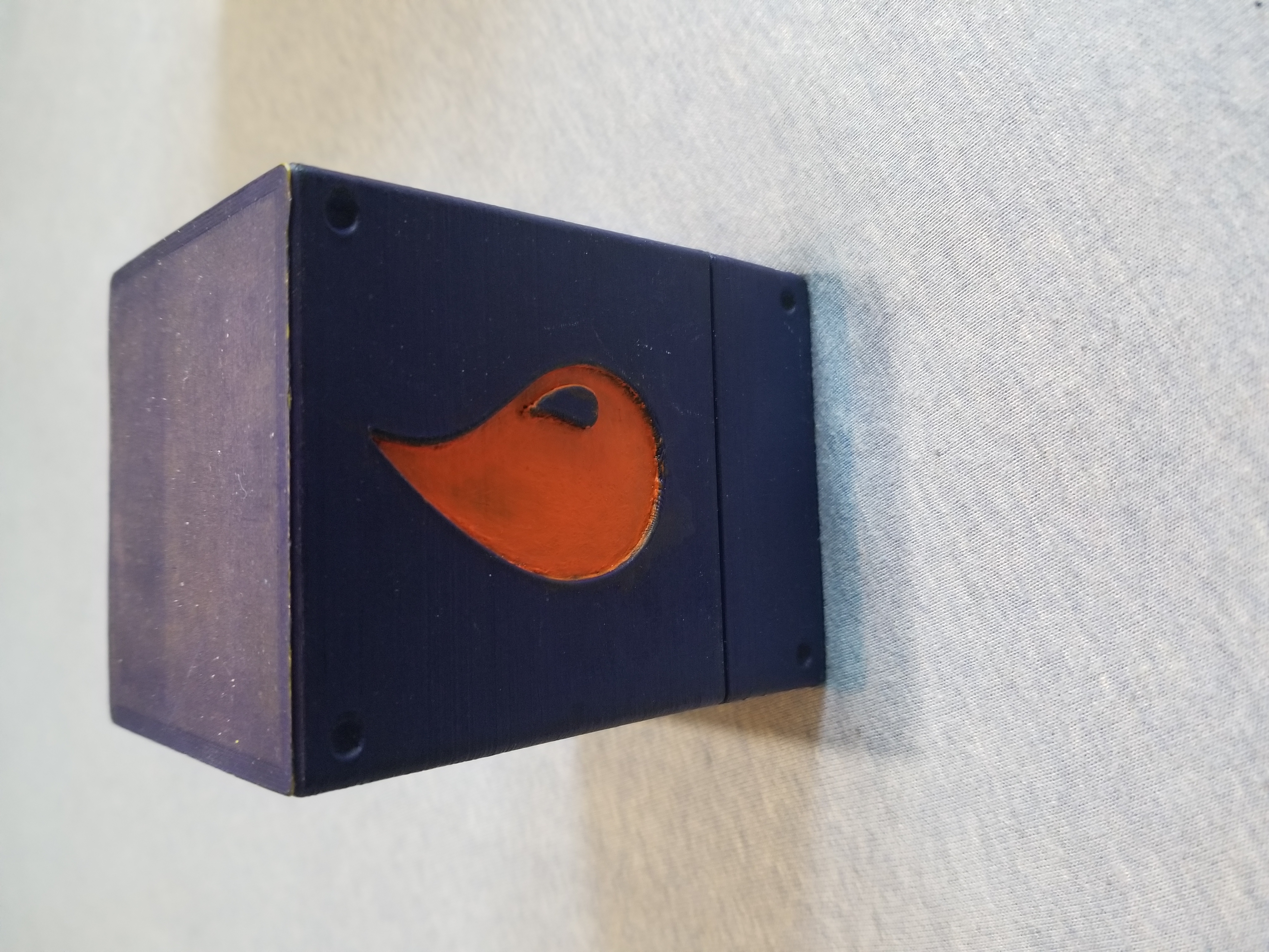Blue Mana Symbol Deck Box