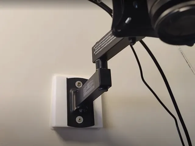 Camera / TV VESA Wall mount 10 and 20 degrees tilt