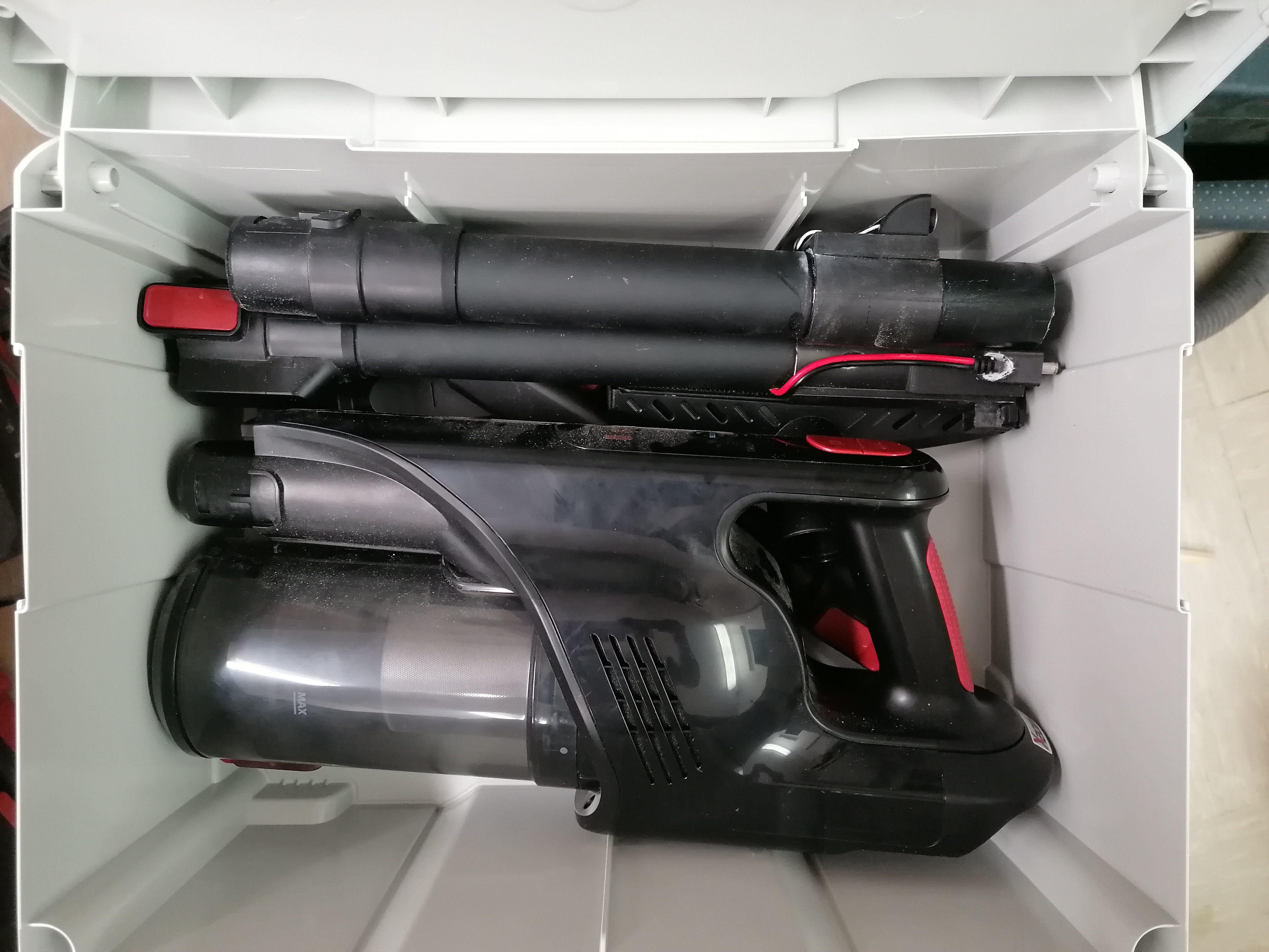 SILVERCREST 20 V (SHAZ 20) : shorter vacuum cleaner tube Mod