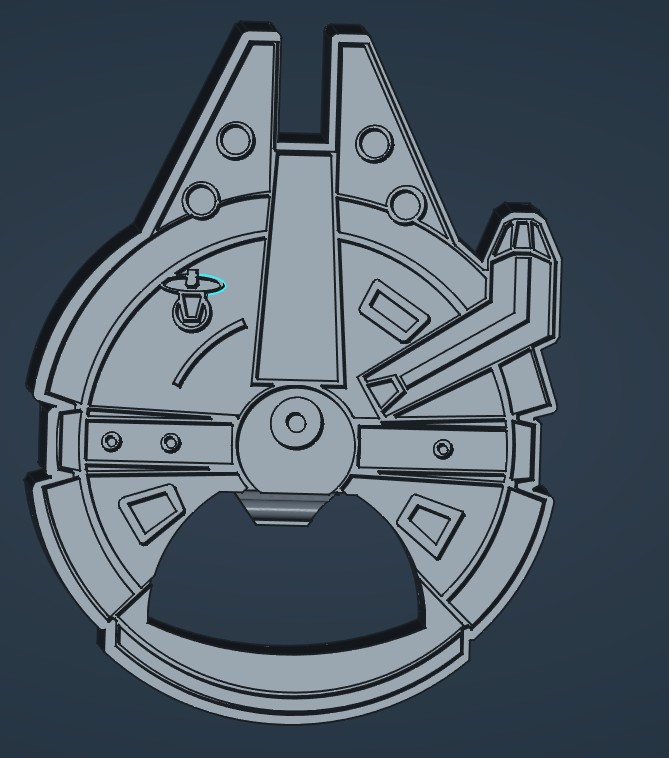 Bottle Opener Millennium Falcon