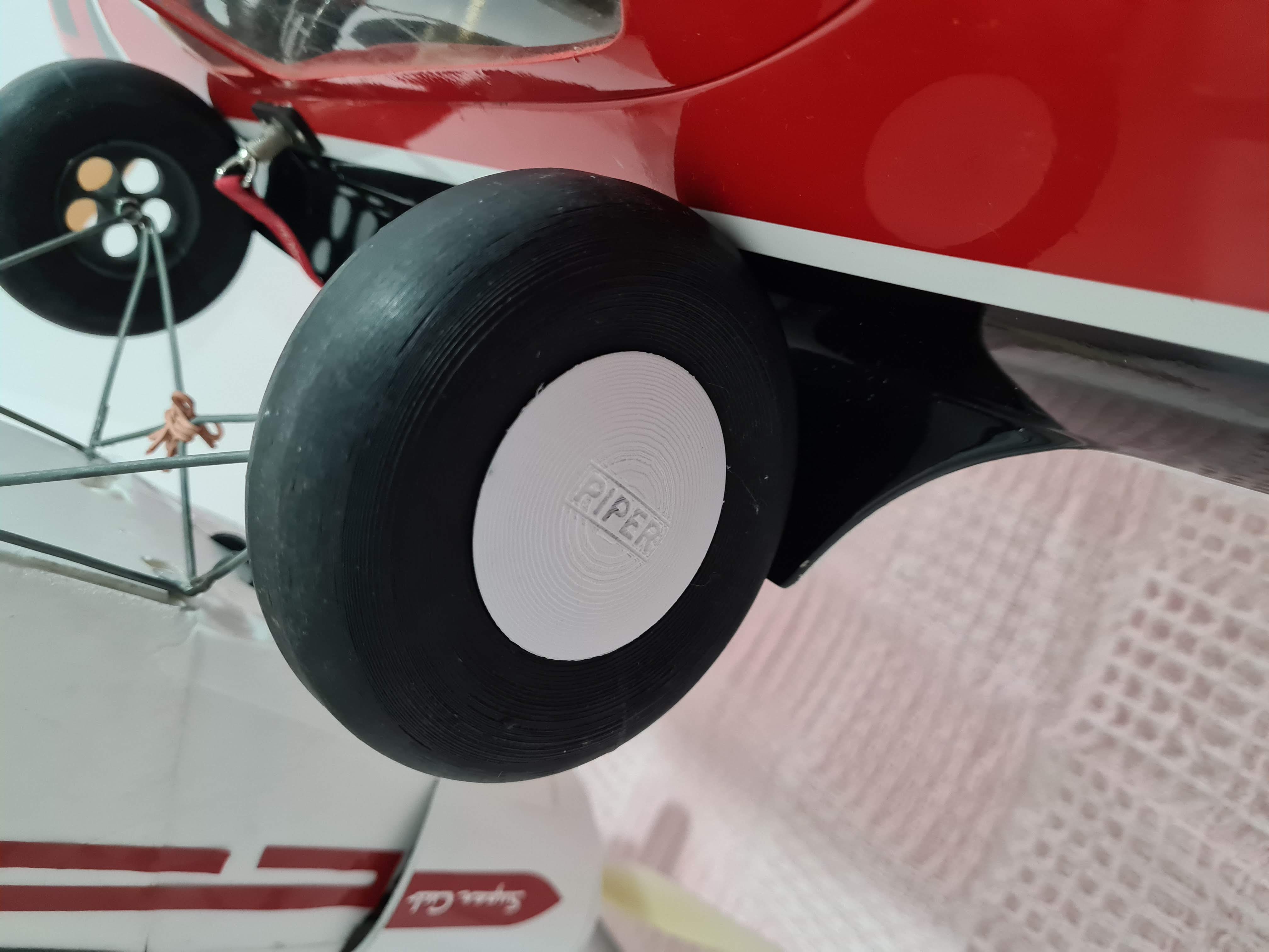 Main Wheels for Piper PA-18 (RC Aircraft)