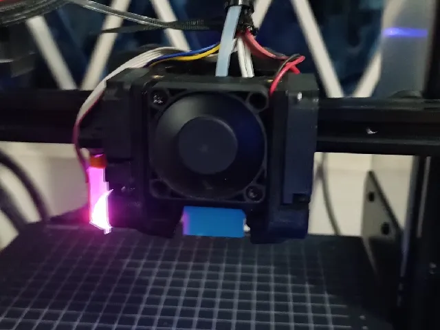 Mini Satsana dual part cooling fan duct for the Sunlu T3 3D printer