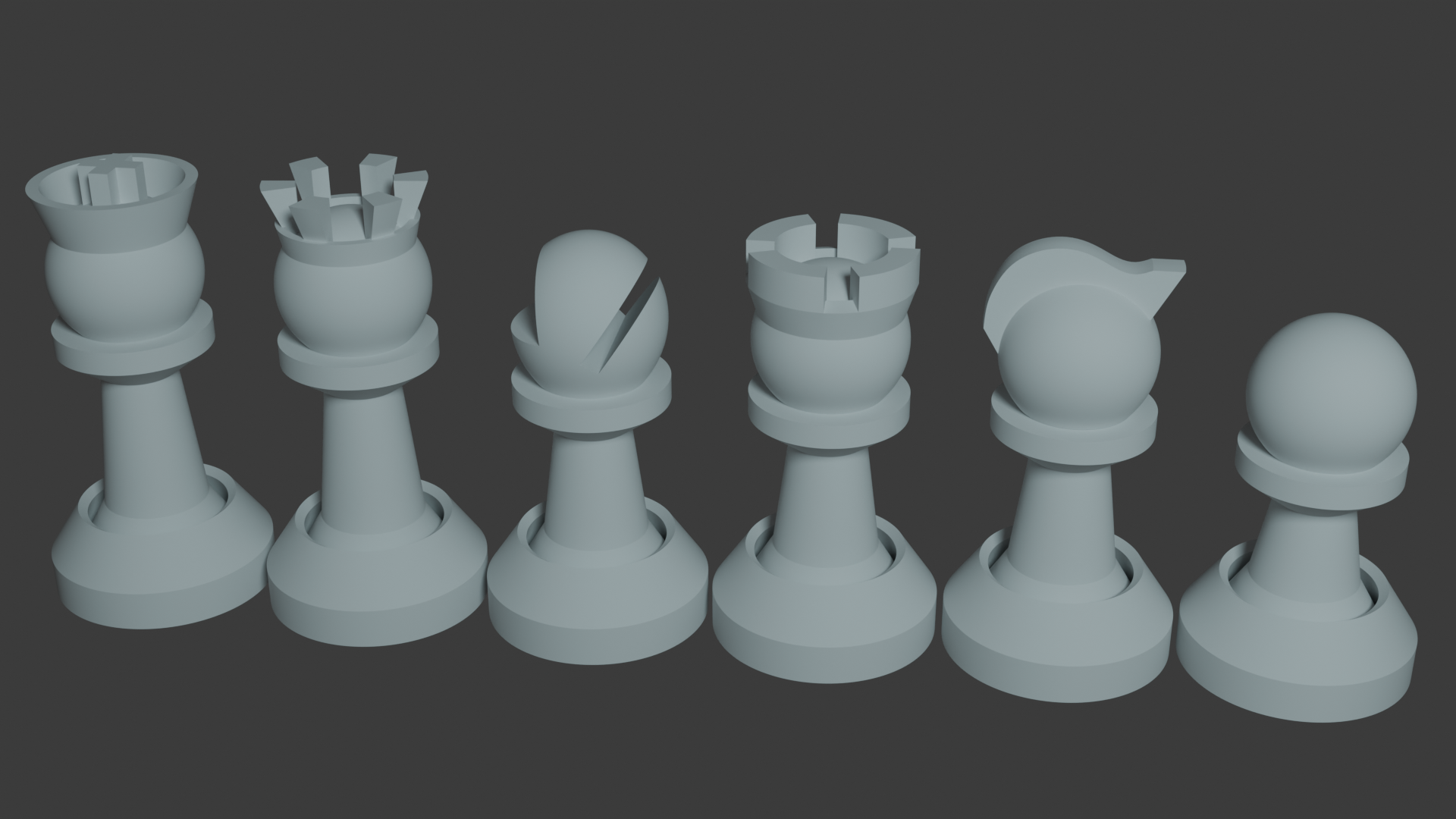 Chess pieces
