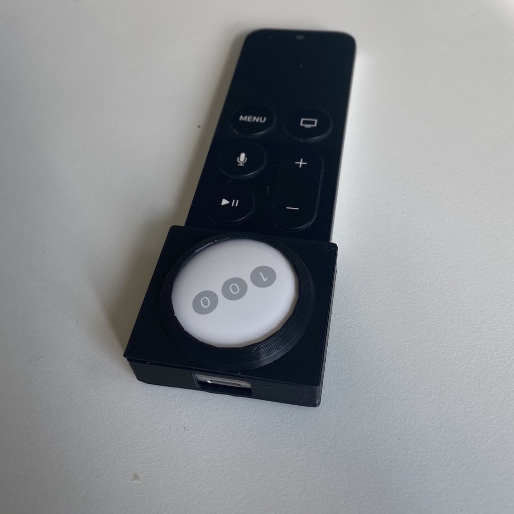 Airtag and Siri Remote connector