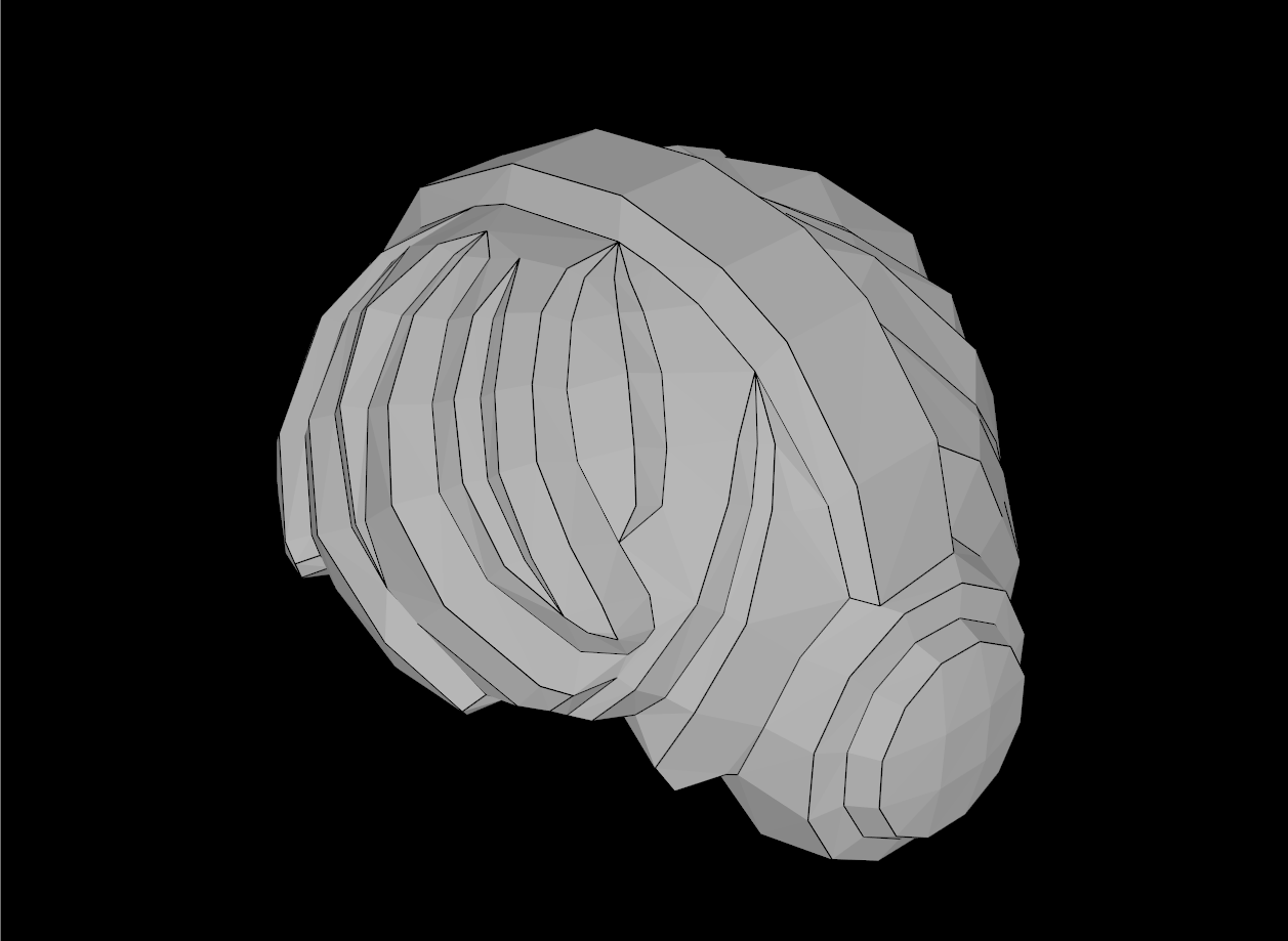 Lego Compatible (10166pb02.dat) Minifig Hair Short Tousled with Headphones Pattern