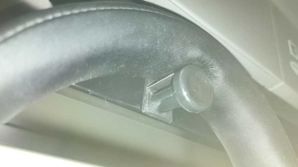 Headphones desk extender for FREDDE (IKEA)