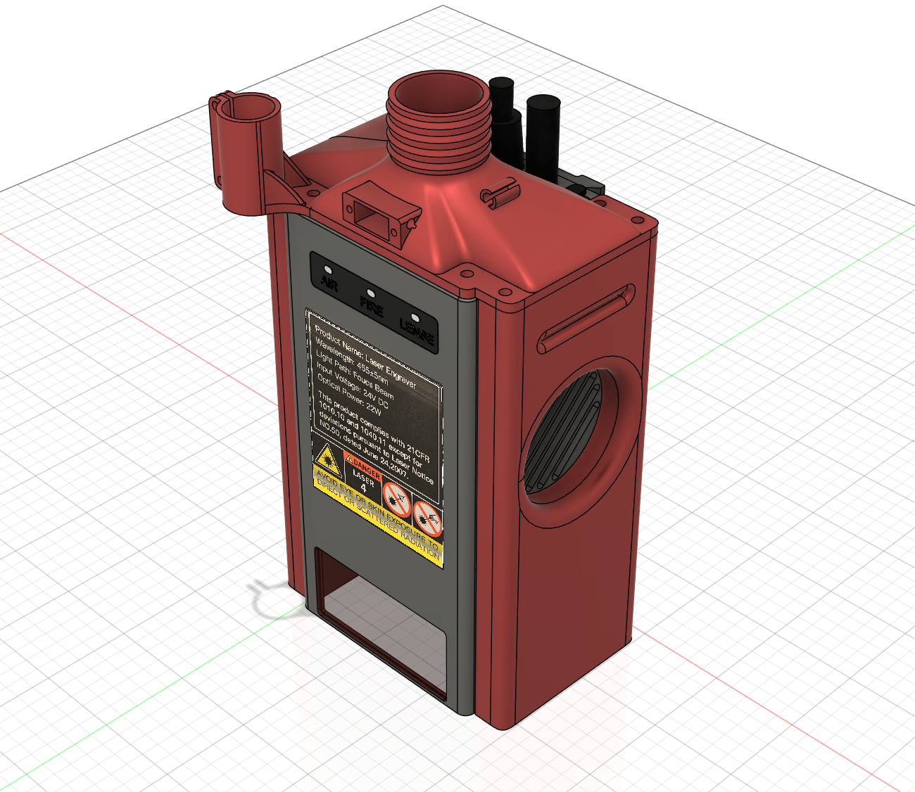 Creality Falcon 2 Fume Extractor with Laser assist