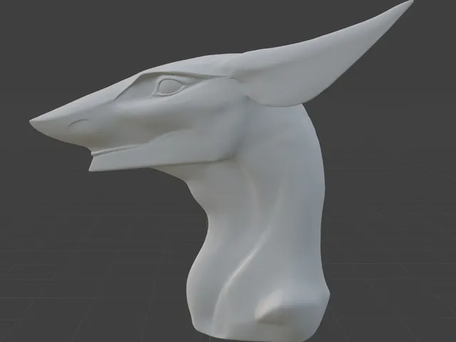 Shaved Sergal Head