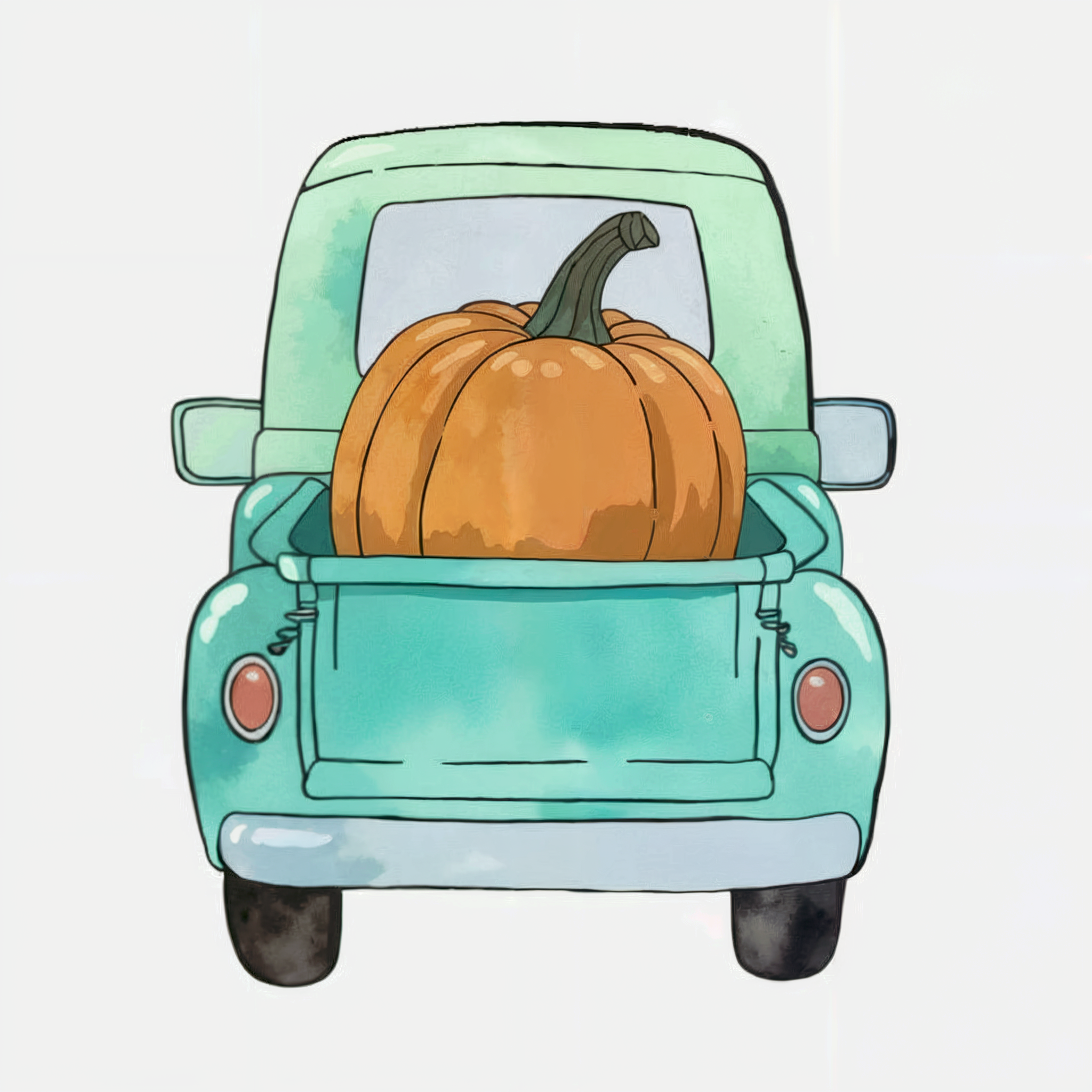 Pumpkin Truck Fall Cookie Cutter