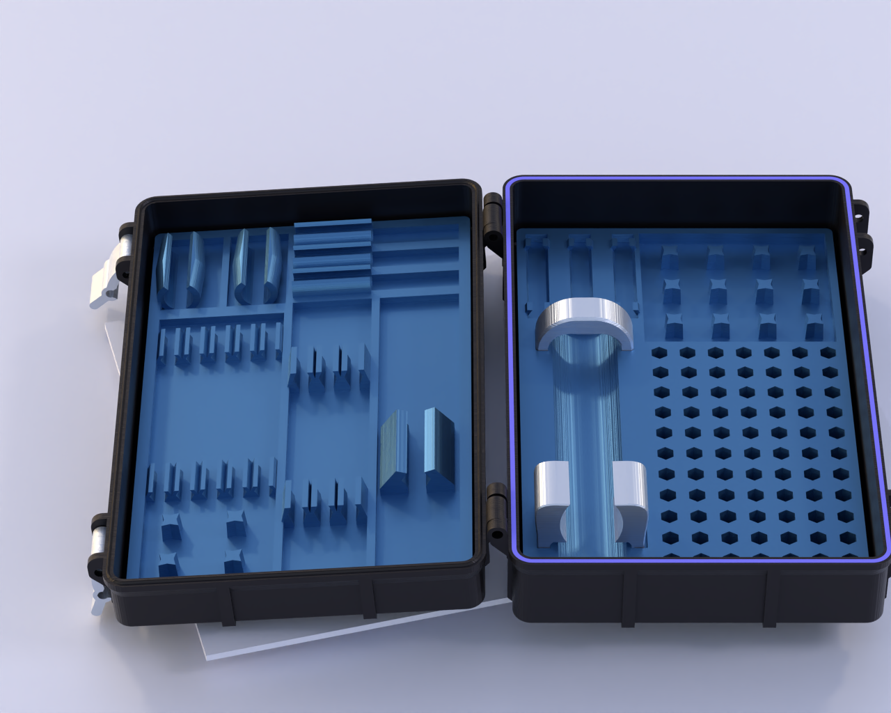 Miniatura 2 do modelo 3D Rugged tool box for bits