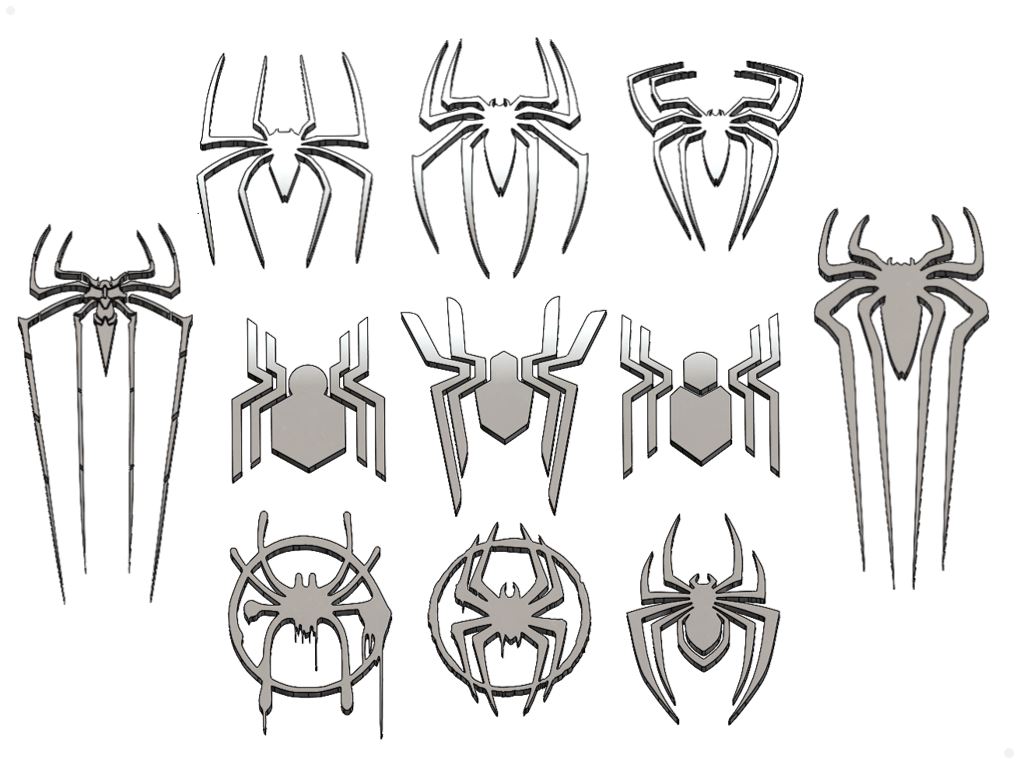 Spider-Man Logo History (+DXF)