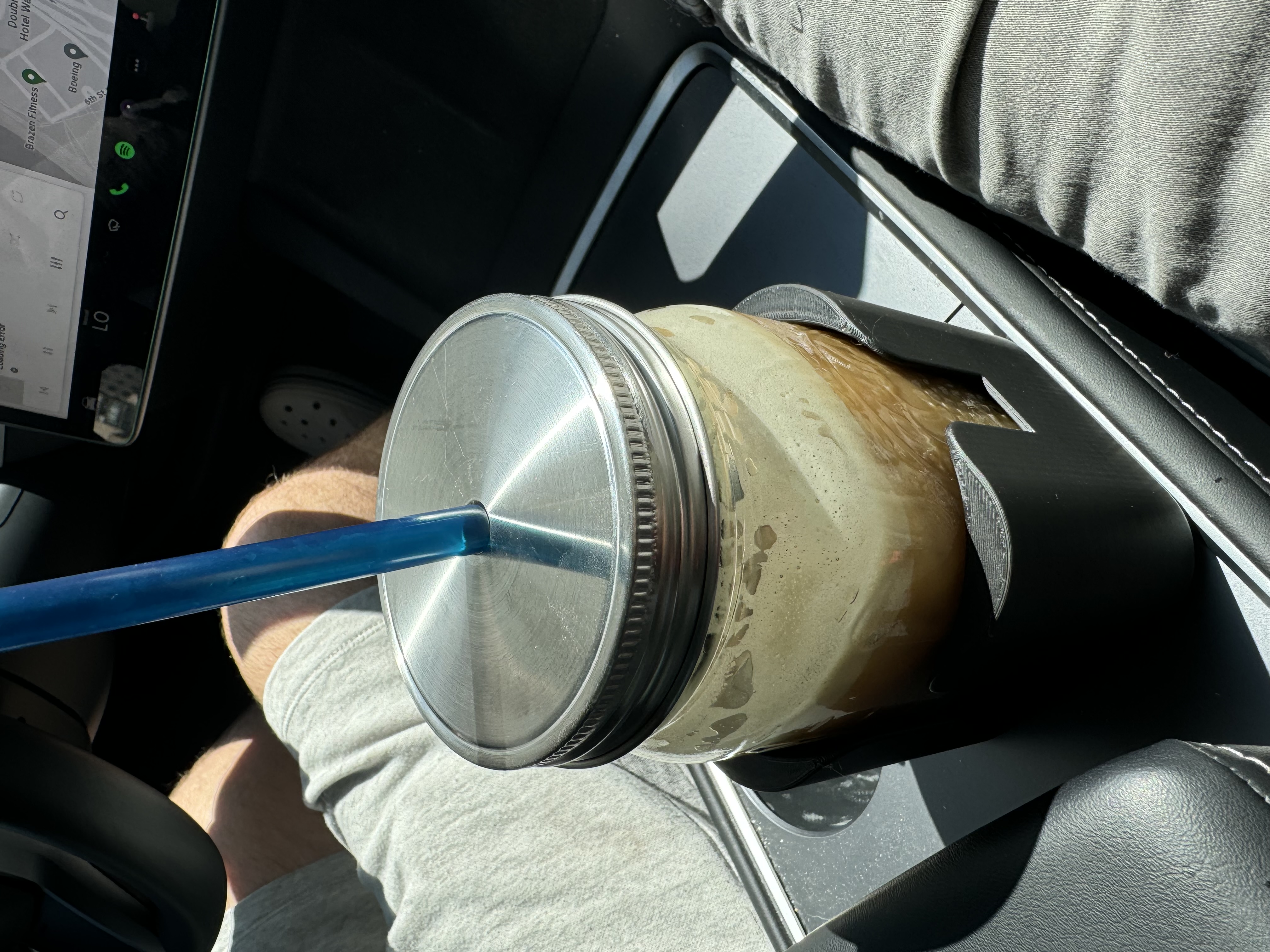 Mason Jar Holder Cup Insert for Cars