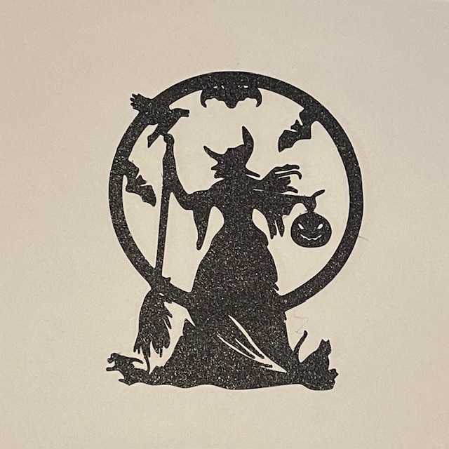 Halloween Witch Pumpkin Bat Wallart Decor V3