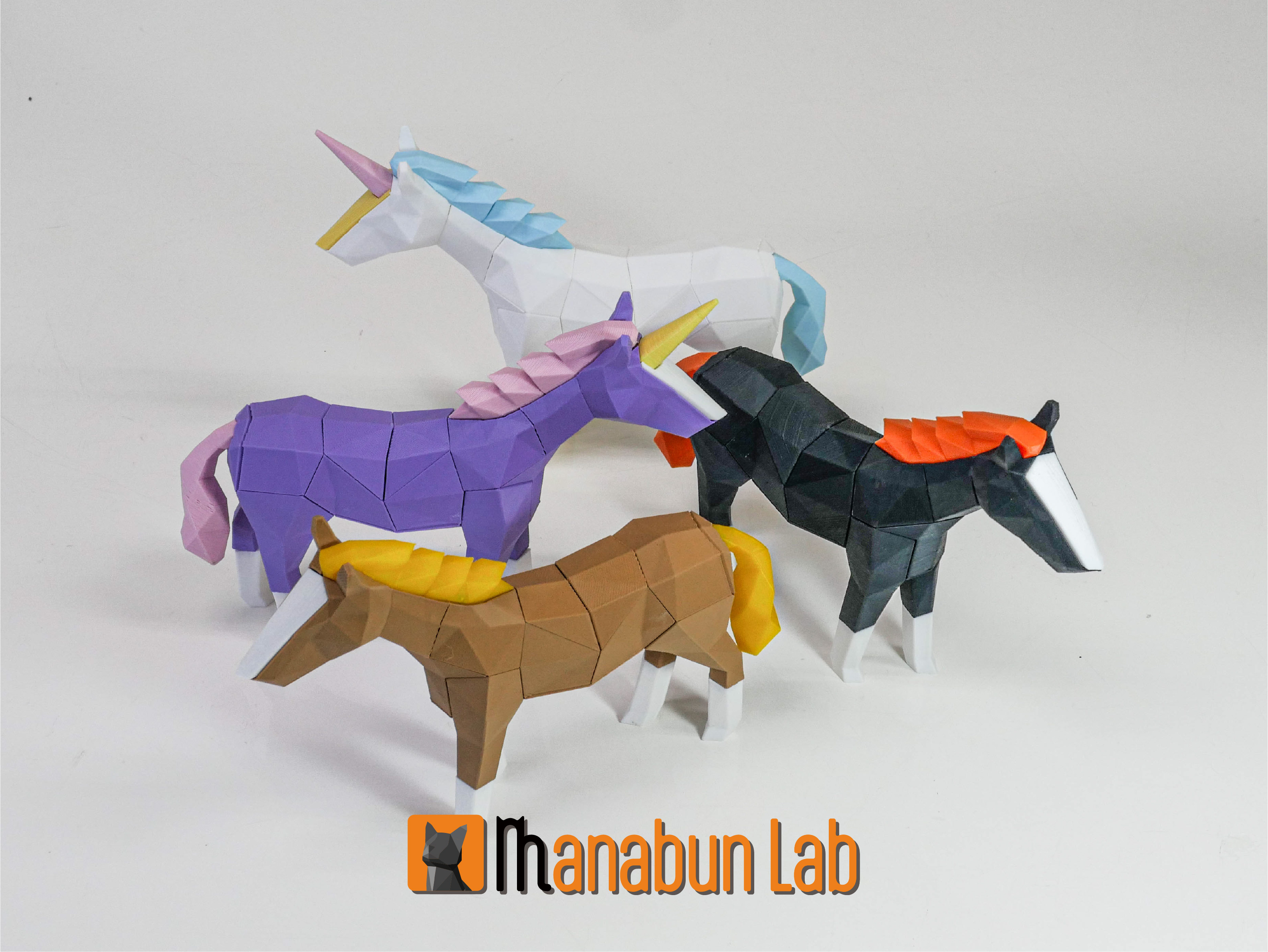 Low Poly Horse and Unicorn Puzzle — miniatura 3