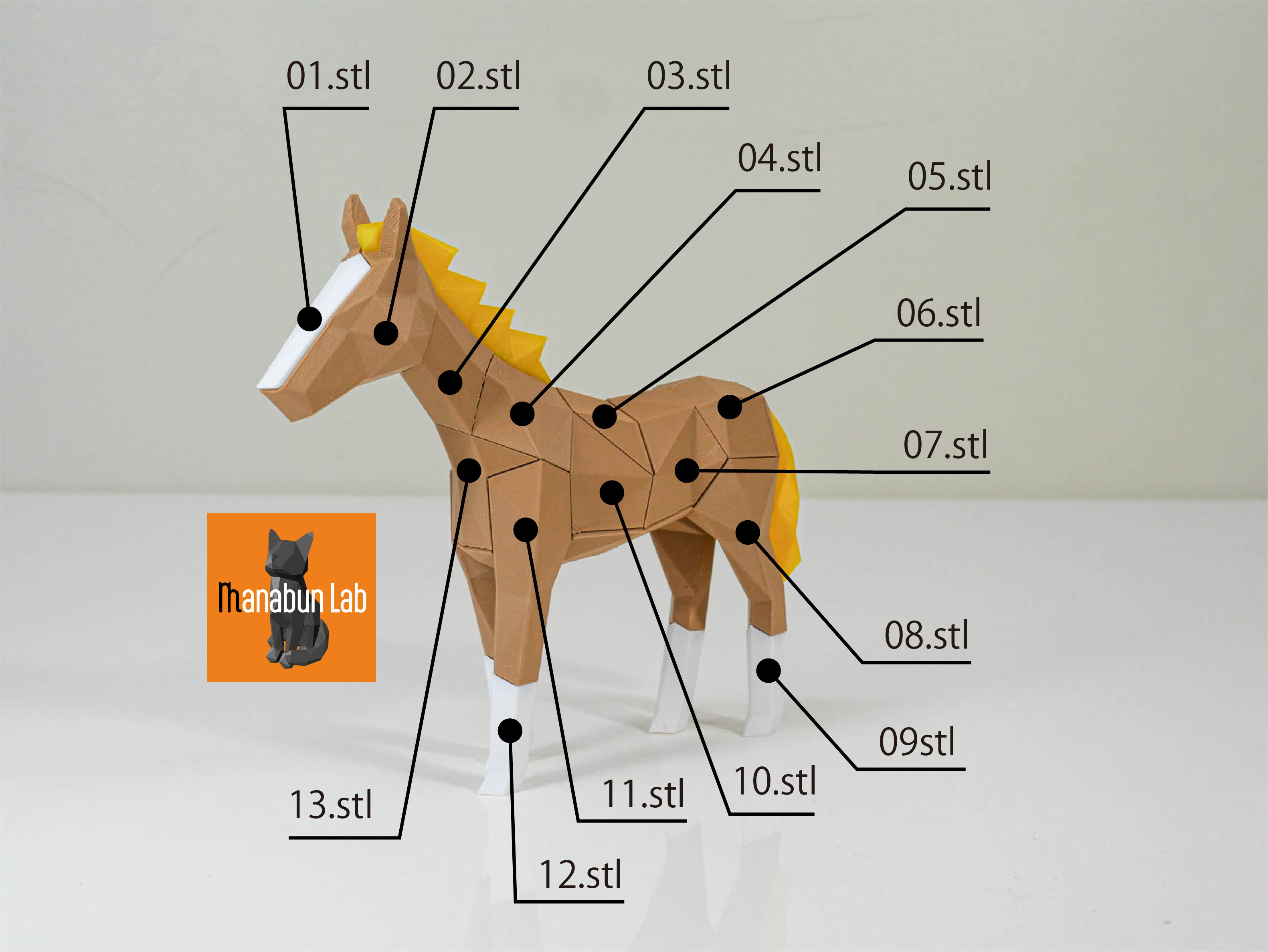 Low Poly Horse and Unicorn Puzzle — miniatura 10