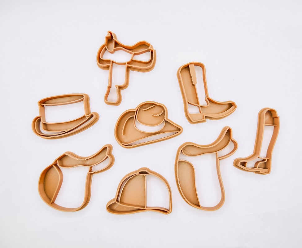 Horse back riding cookie cutter set / Equestrianism