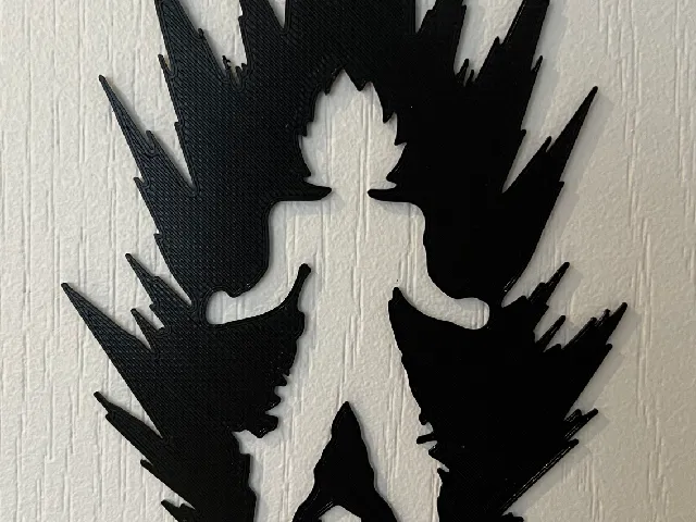 Goku Super Saïan Wall Art (Dragon Ball)