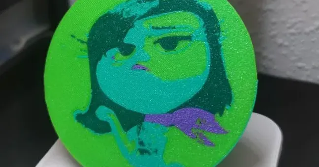 Disgust Inside Out Coin por Antonio Ibañez | Descargar modelo STL ...
