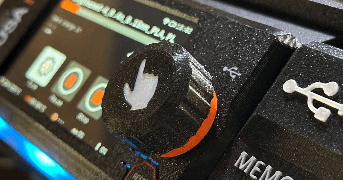 Large control dial xLCD Prusa MK4 by Johannes Vorster | Download free ...