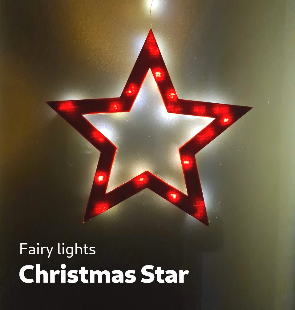 Fairy lights christmas star