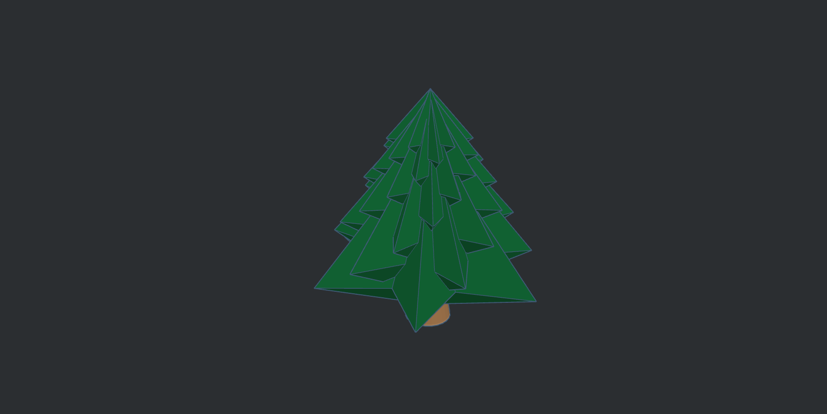 Miniatura 2 do modelo 3D Evergreen Tree