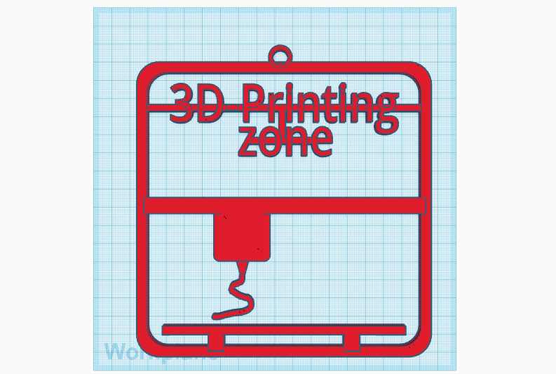 3D-printing zone