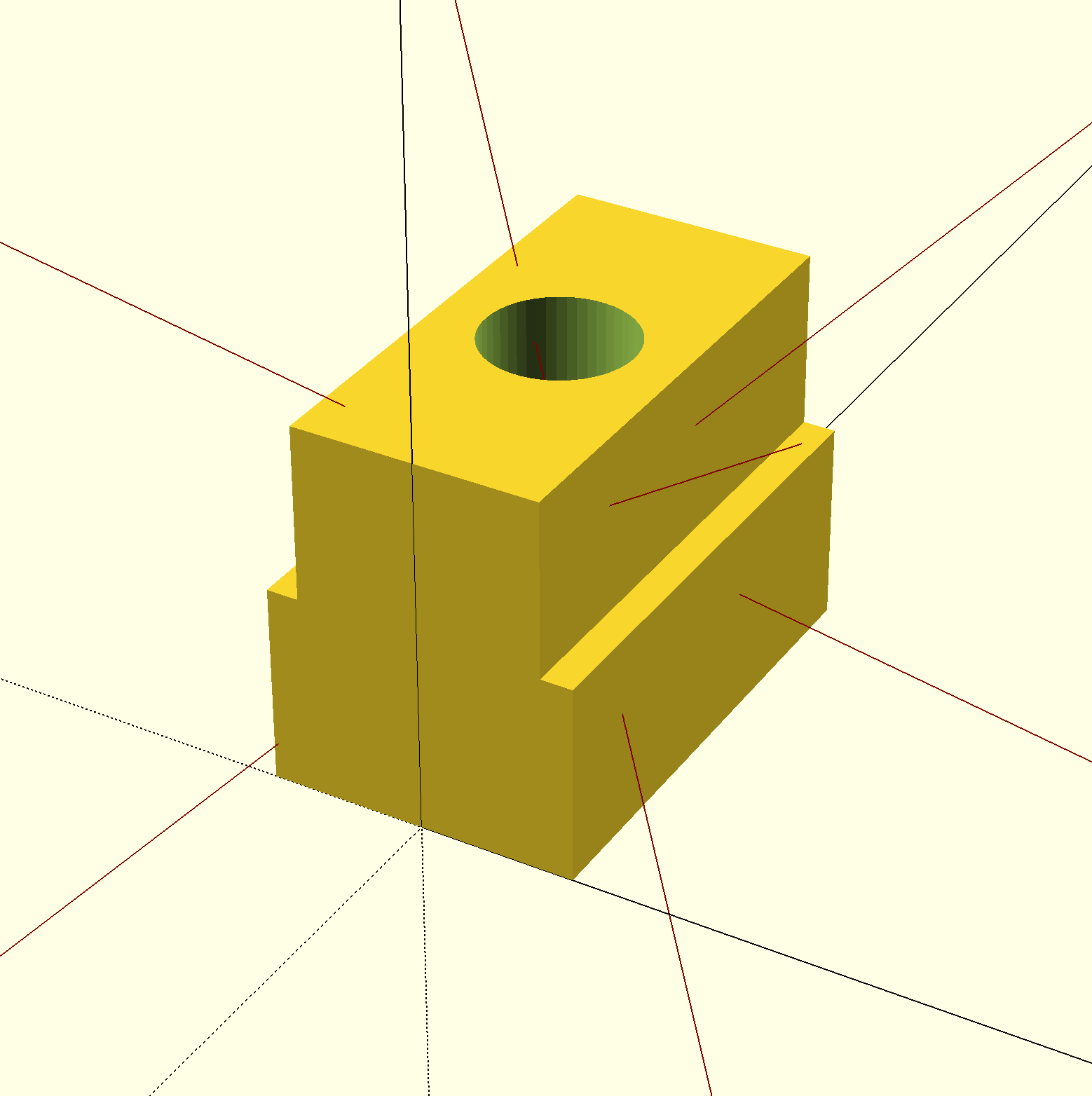 T-slot Slider OpenScad Generator