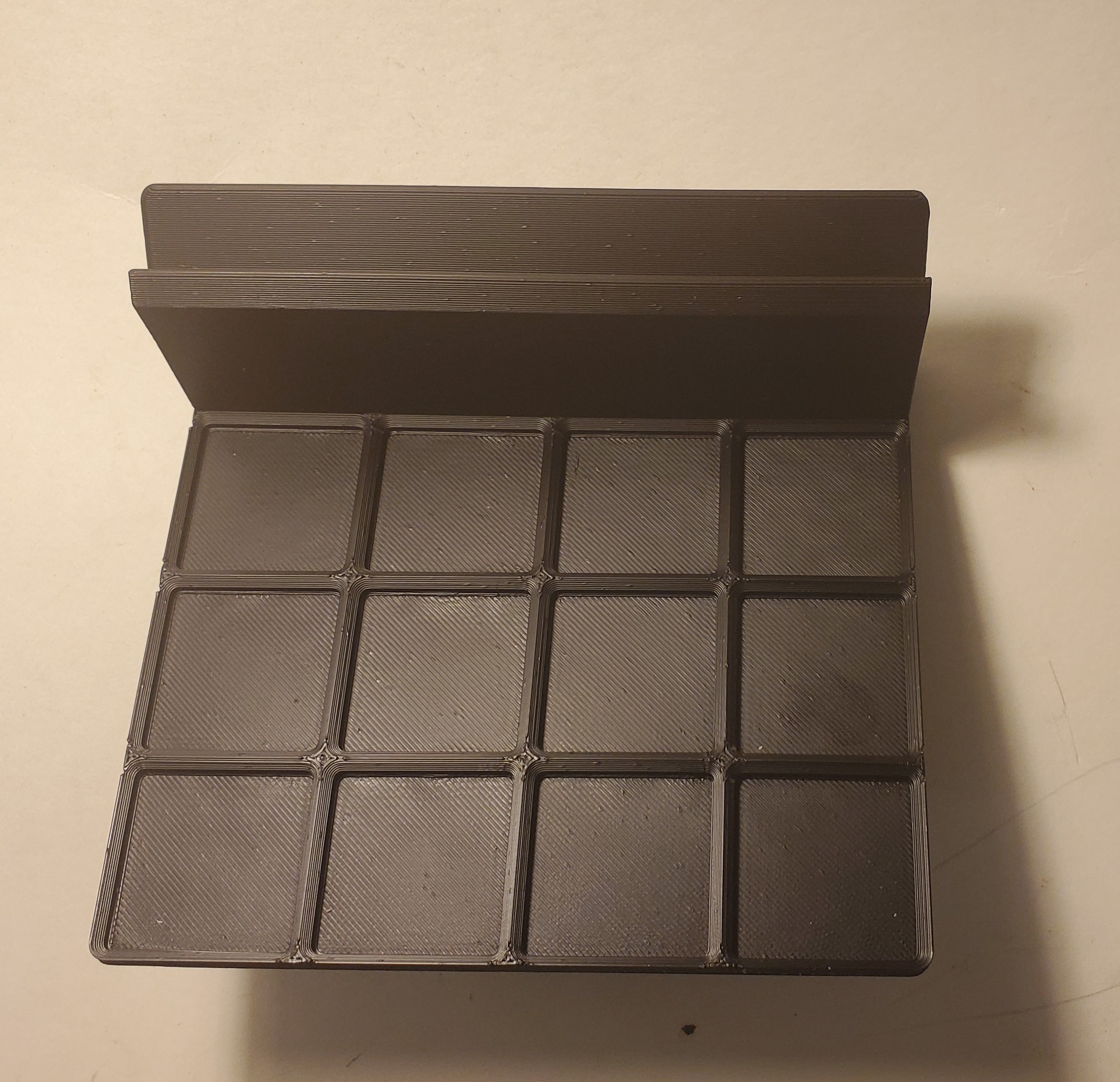 Sorting Base for Gridfinity with Gauge Holder — thumbnail 2