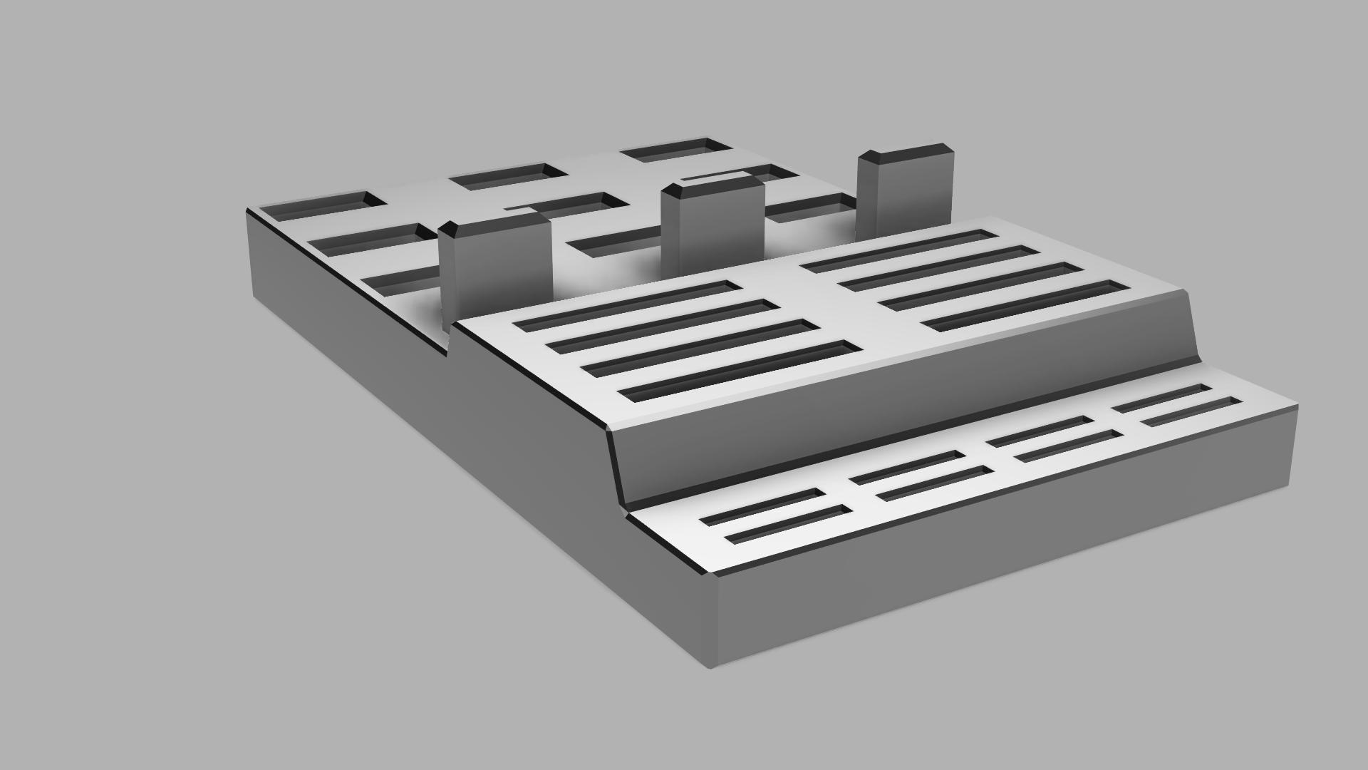 Miniatura 2 do modelo 3D SD Card & micro SD Card Box