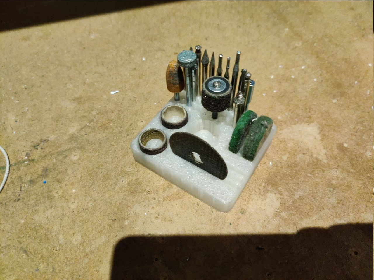 Dremel accesories holder