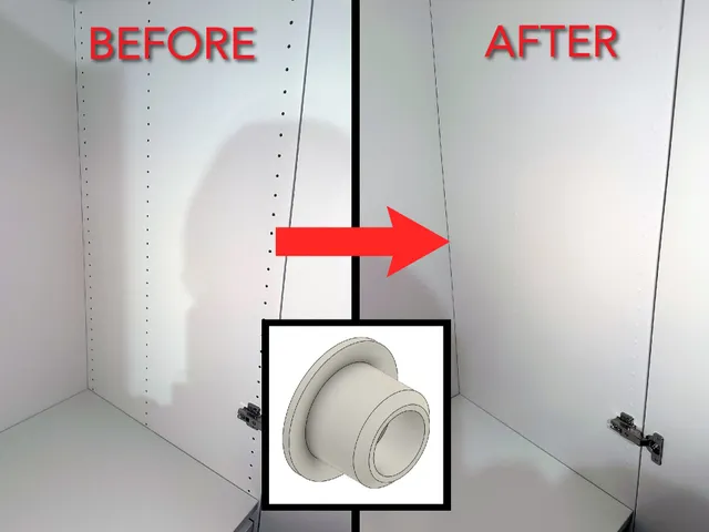 Cover for IKEA PAX holes