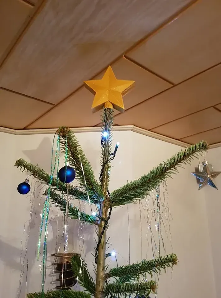 Glitter Gold 3D Star Christmas Tree Topper + Reviews