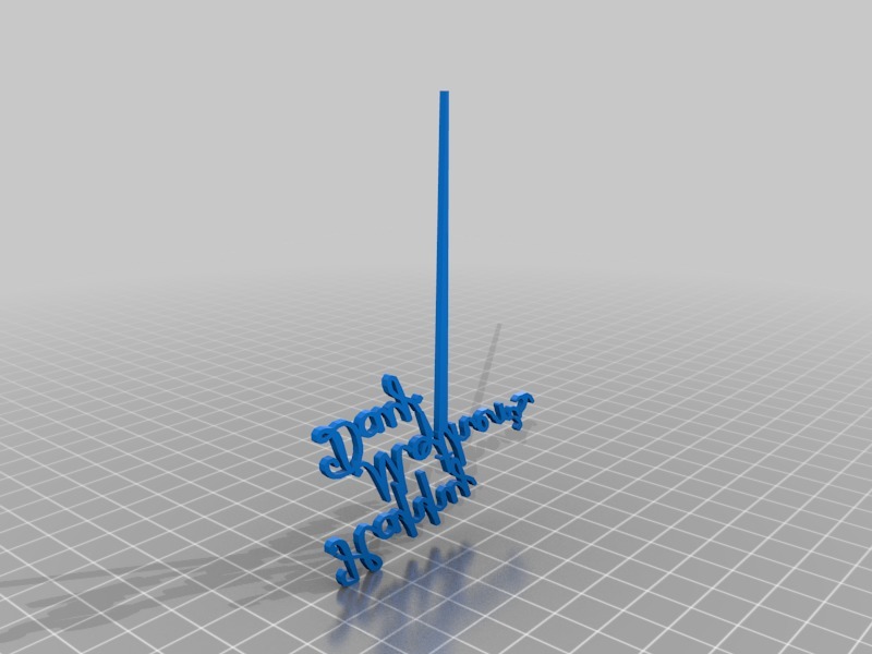 Miniatura 4 do modelo 3D Mother's Day Plant Stake