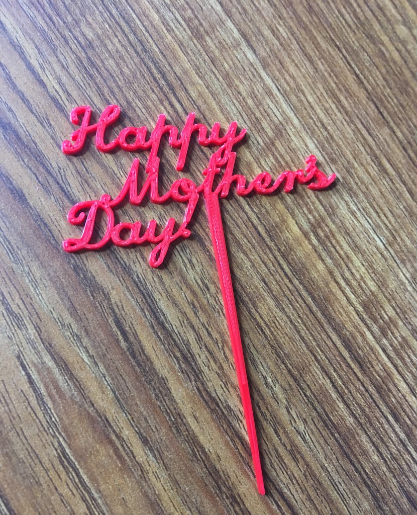 Miniatura 3 do modelo 3D Mother's Day Plant Stake