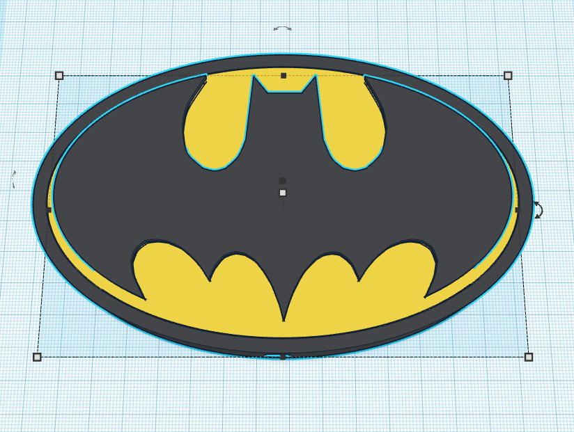 batman logo led wall light
