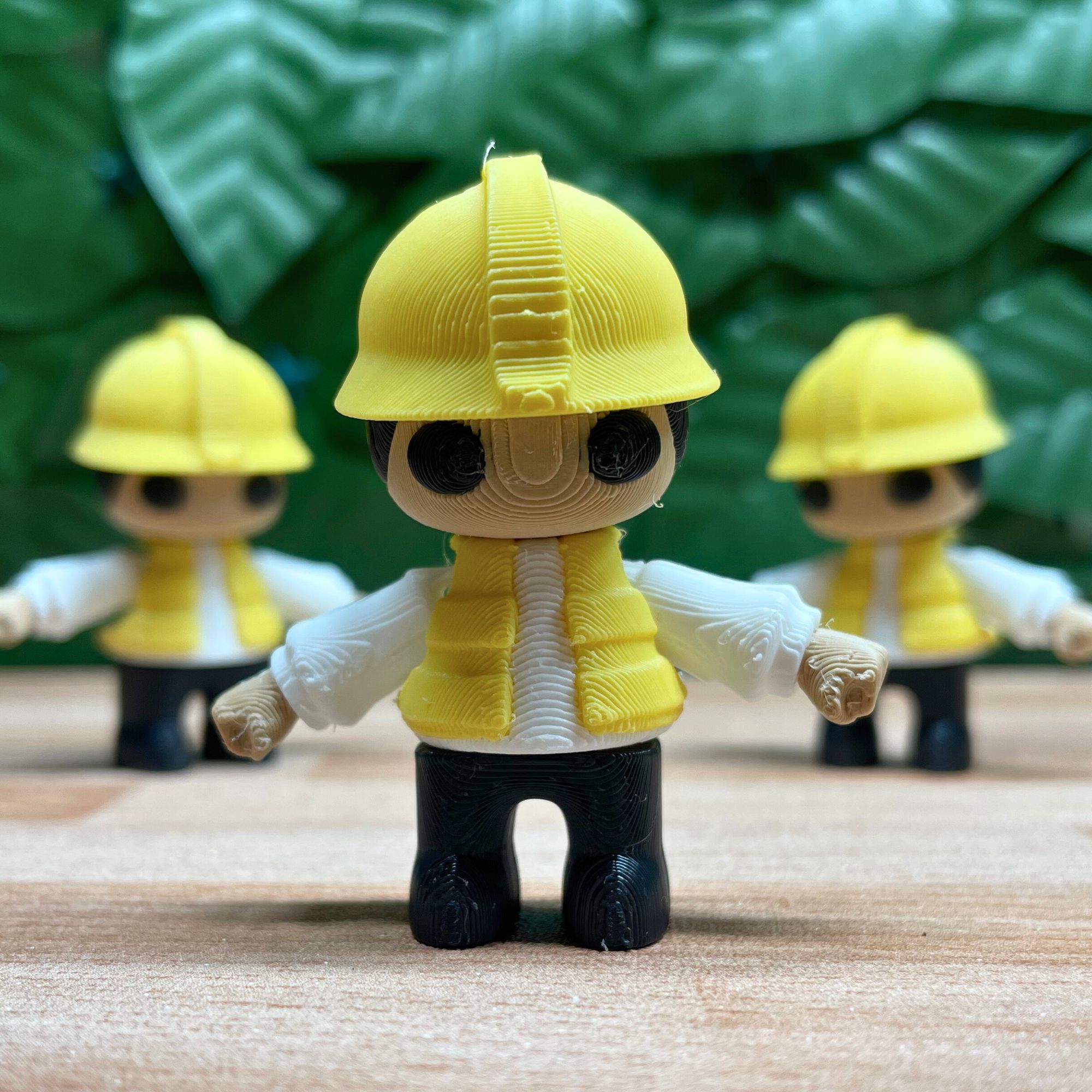 3D Printable Flexi Construction Worker — miniatura 2