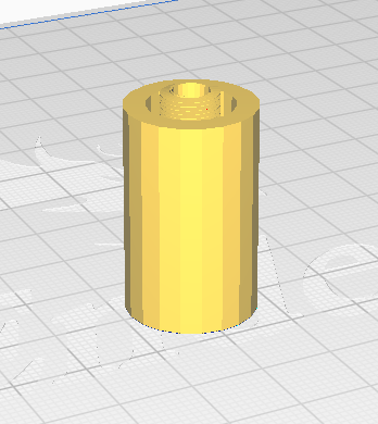 adapter for engine with gear, for dremel chuck