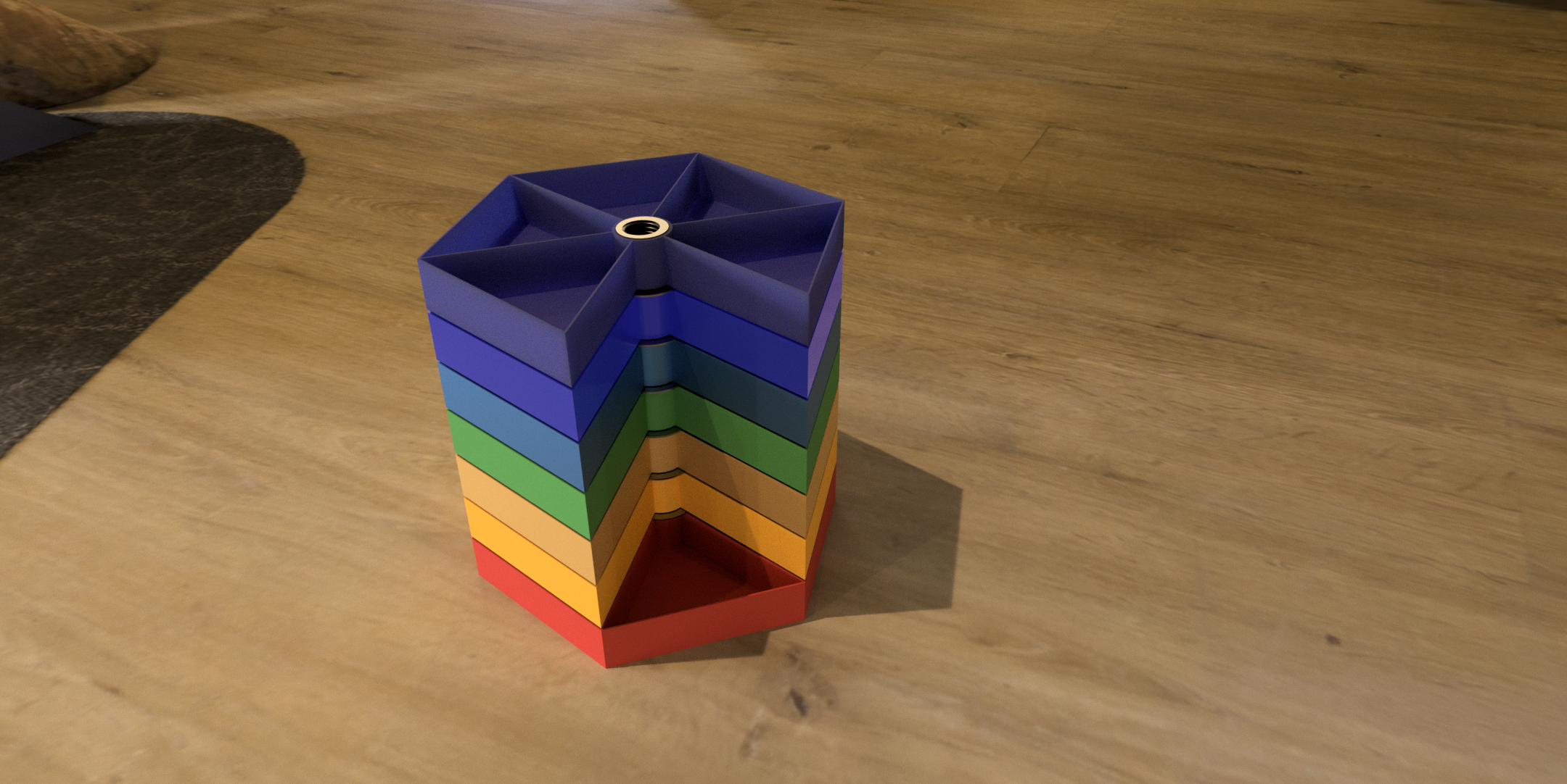 Miniatura 2 do modelo 3D Hexorganizer