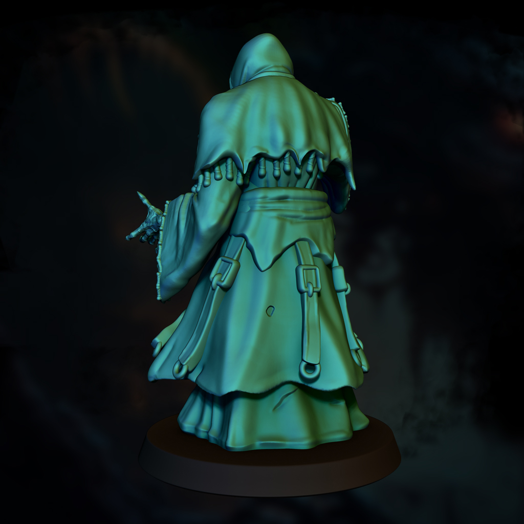 Alhoon — Undead Mind Flayer | Free STL | D&D 5e Miniature — thumbnail 2