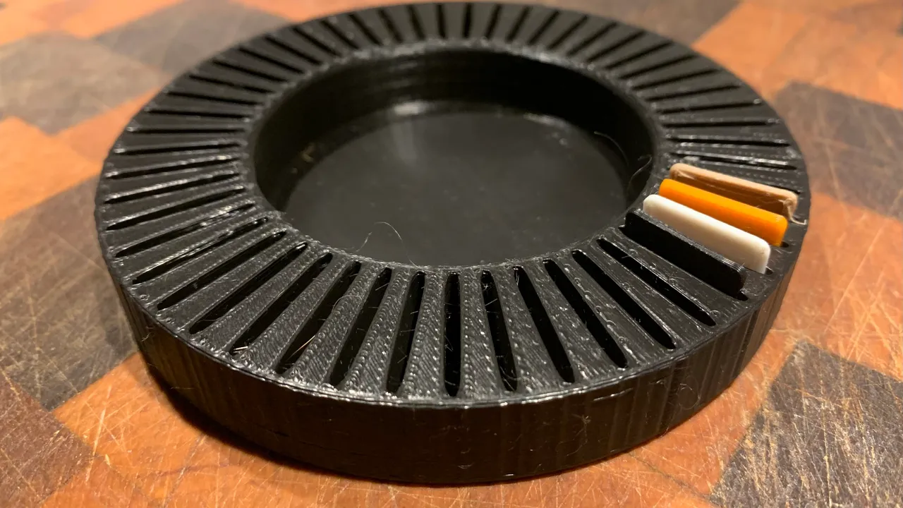 Filament swatch ring by GTT | Download free STL model | Printables.com