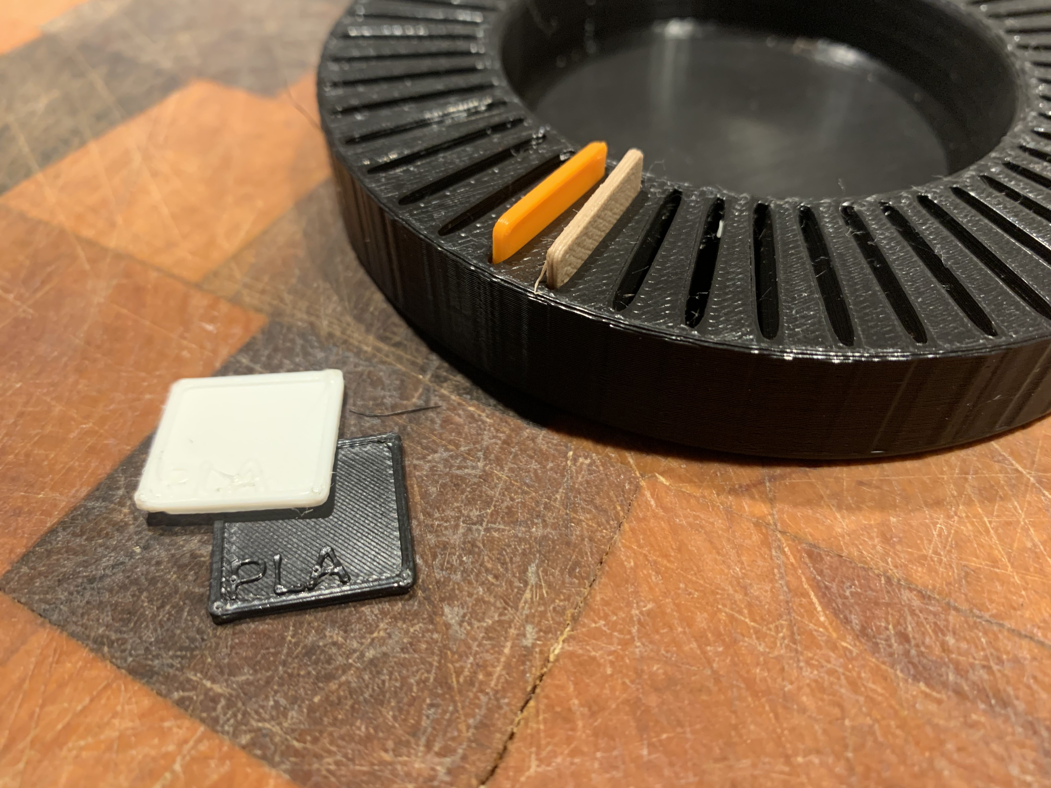 Filament swatch ring